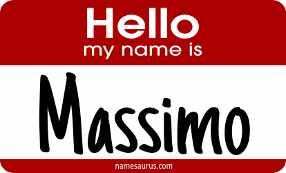 Hello my name is Massimo png download