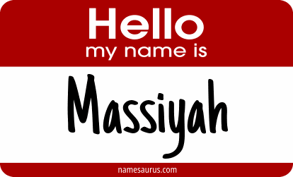 Hello my name is Massiyah png download