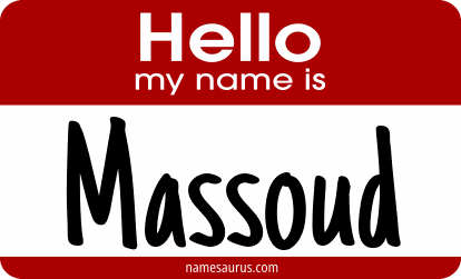 Hello my name is Massoud png download