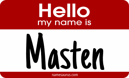 Hello my name is Masten png download