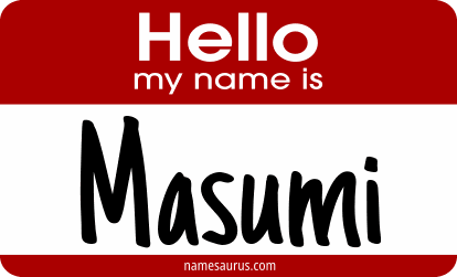 Hello my name is Masumi png download