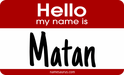 Hello my name is Matan png download