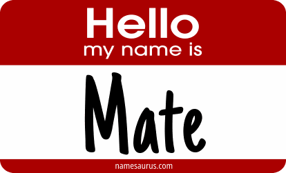 Hello my name is Mate png download