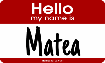 Hello my name is Matea png download
