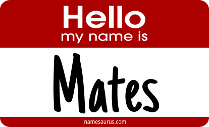 Hello my name is Mates png download