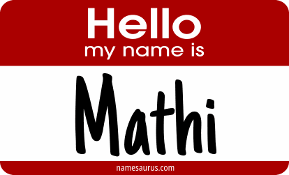 Hello my name is Mathi png download