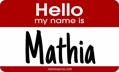 Hello my name is Mathia png download