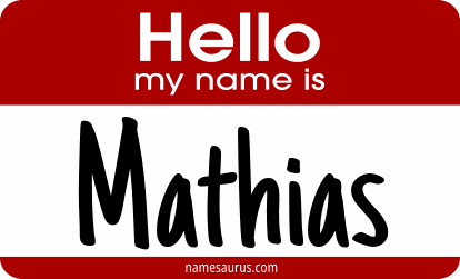 Hello my name is Mathias png download