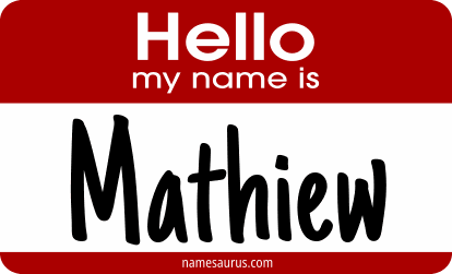 Hello my name is Mathiew png download