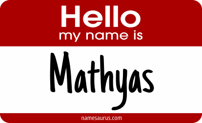Hello my name is Mathyas png download