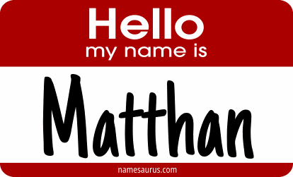 Hello my name is Matthan png download