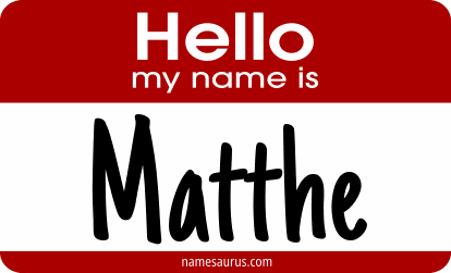 Hello my name is Matthe png download