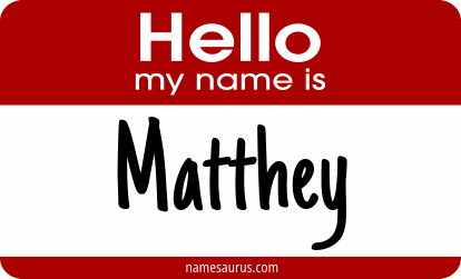 Hello my name is Matthey png download