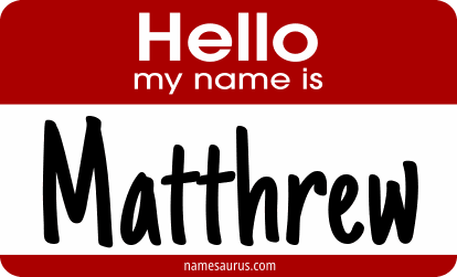 Hello my name is Matthrew png download