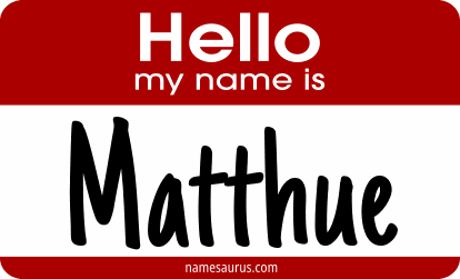Hello my name is Matthue png download