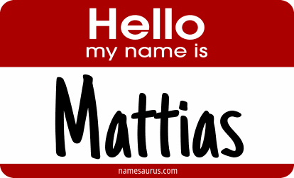 Hello my name is Mattias png download