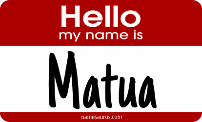 Hello my name is Matua png download