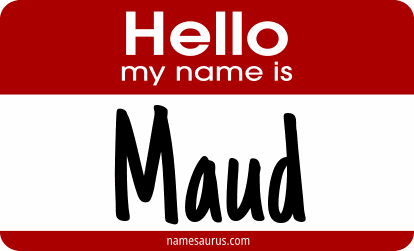 Hello my name is Maud png download