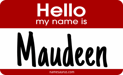 Hello my name is Maudeen png download