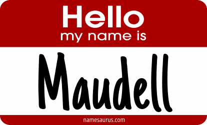 Hello my name is Maudell png download