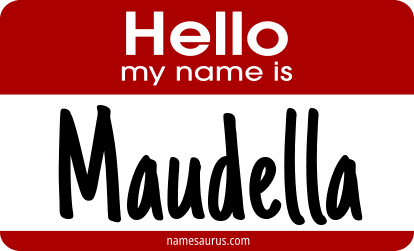Hello my name is Maudella png download