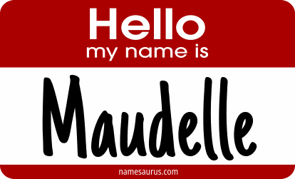 Hello my name is Maudelle png download
