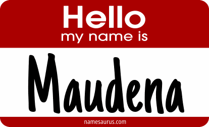 Hello my name is Maudena png download