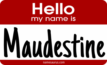 Hello my name is Maudestine png download