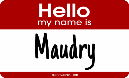 Hello my name is Maudry png download