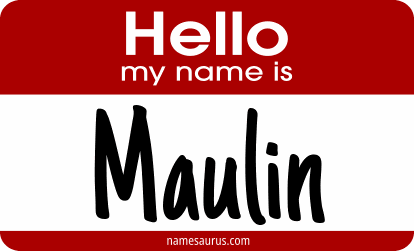 Hello my name is Maulin png download