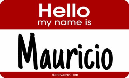 Hello my name is Mauricio png download