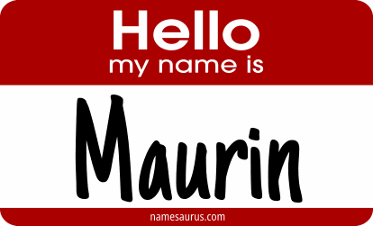 Hello my name is Maurin png download