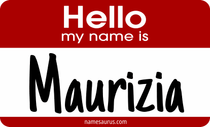 Hello my name is Maurizia png download