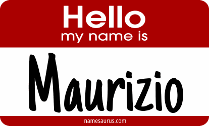 Hello my name is Maurizio png download