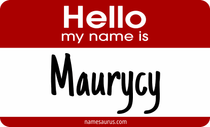 Hello my name is Maurycy png download