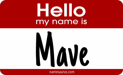 Hello my name is Mave png download