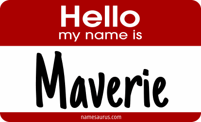 Hello my name is Maverie png download