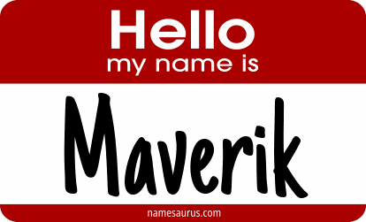Hello my name is Maverik png download