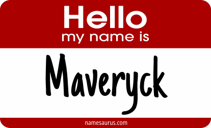 Hello my name is Maveryck png download