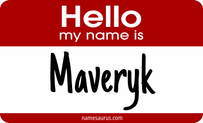 Hello my name is Maveryk png download