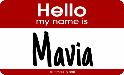 Hello my name is Mavia png download