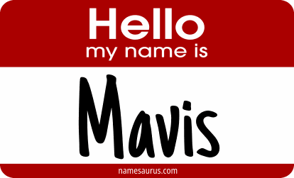 Hello my name is Mavis png download