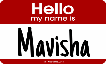 Hello my name is Mavisha png download