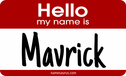 Hello my name is Mavrick png download