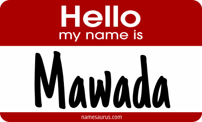 Hello my name is Mawada png download