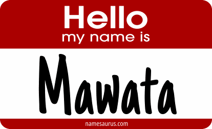 Hello my name is Mawata png download