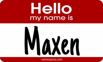 Hello my name is Maxen png download