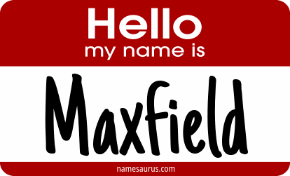 Hello my name is Maxfield png download