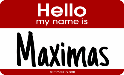 Hello my name is Maximas png download