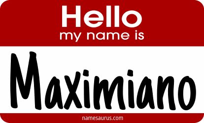 Hello my name is Maximiano png download